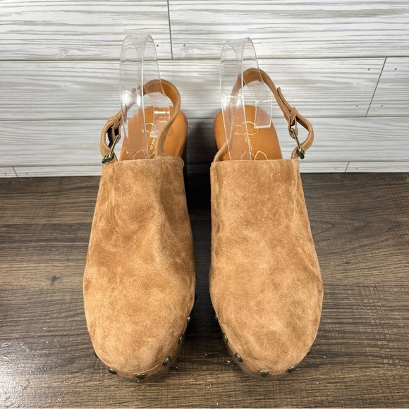 Jessica Simpson Tiarah Block Heel Clogs Women’s Brown Shoes - Women’s Size 9 (M) - Picture 5 of 9